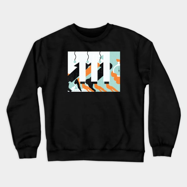 Medical competition1 Crewneck Sweatshirt by Neil Webb | Illustrator